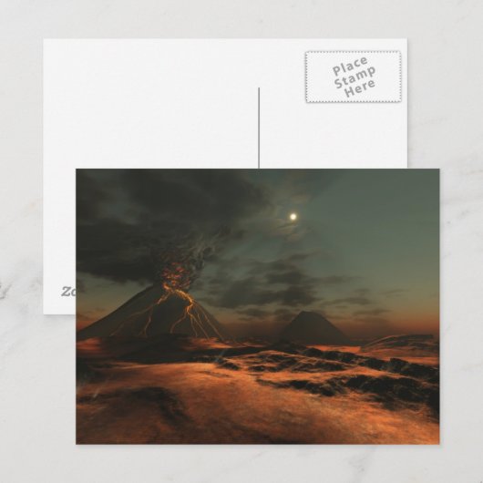 Carte Postale Fuego (Devant / Derrière)