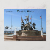 Carte Postale Fuente Raices Porto Rico (Devant)