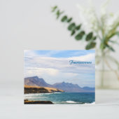 Carte Postale Fuerteventura, effet peinture (Debout devant)