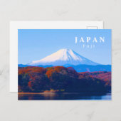 Carte postale Fuji célèbre au Japon (Devant / Derrière)
