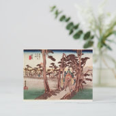 Carte Postale Fuji de Yoshiwara (Debout devant)