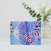 Carte Postale Fuji-san Painting Custom (Debout devant)