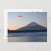 Carte Postale FUJIYAMA dans la matinée (Devant / Derrière)