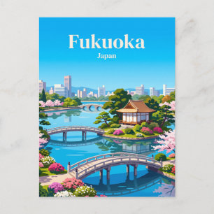 Carte Postale Fukuoka Japon