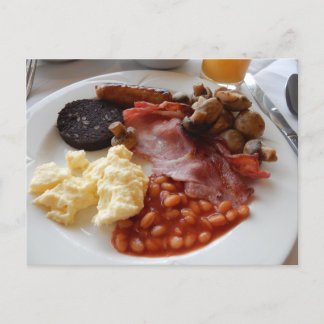 Carte Postale Full English breakfast