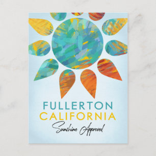 Carte Postale Fullerton Californie Sunshine Travel