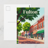 Carte Postale Fulton Missouri (Devant / Derrière)