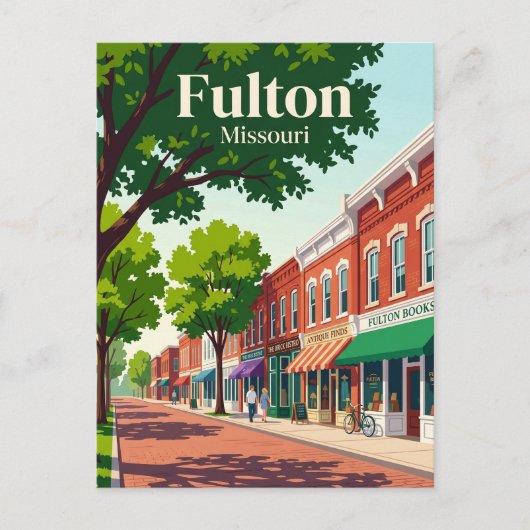 Carte Postale Fulton Missouri (Devant)