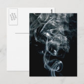 Carte Postale fumée-298243 fumées noir blanc courbe photographe (Devant / Derrière)