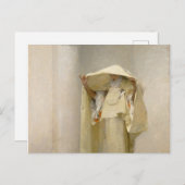 Carte Postale Fumée d'Ambergris, 1880 par John Singer Sargent (Devant / Derrière)