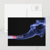 Carte Postale Fumée de cigarette (Devant / Derrière)