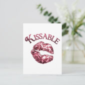 Carte Postale Fumée de Parties scintillant bissable (Debout devant)