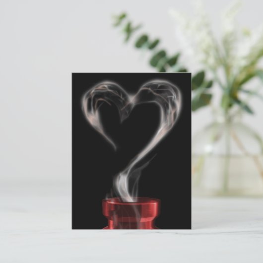 Carte Postale fumée de potion d'amour (Debout devant)