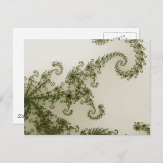 Carte postale Fumée d'olive (Devant / Derrière)