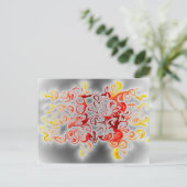 Carte Postale Fumée et flammes (Debout devant)