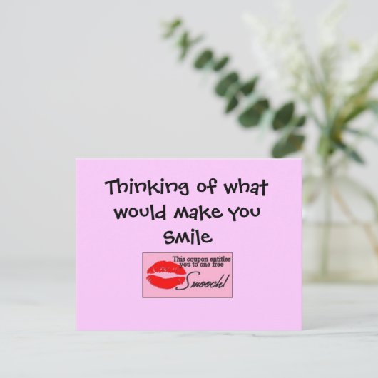 Carte Postale Fumer (Debout devant)