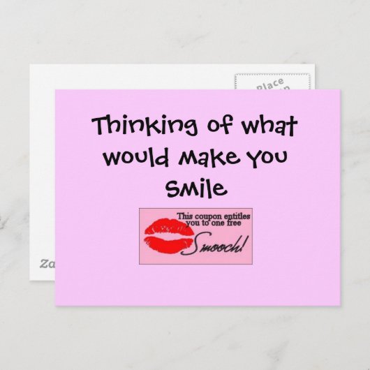 Carte Postale Fumer (Devant / Derrière)