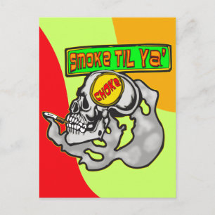 Carte Postale Fumer jusqu'à ce que vous choquez