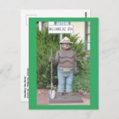 Carte Postale Fumer l'ours sur la route 66 (Devant / Derrière)