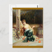 Carte Postale Fumeur de haschich - Emile Bernard (Devant / Derrière)