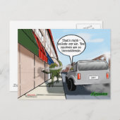 Carte Postale Fumeur sans considération ? (Devant / Derrière)