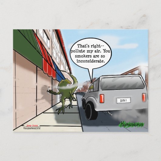 Carte Postale Fumeur sans considération ? (Devant)