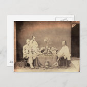 Carte Postale Fumeurs d'opium en Chine (Devant / Derrière)