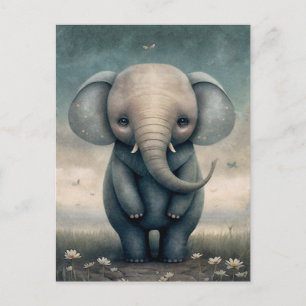 Carte postale Fun Baby Elephant