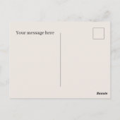 Carte Postale Fun Barne règles ajouter le message invité (Dos)