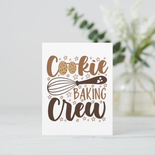 Carte Postale Fun Cookie Baking Creative (Debout devant)