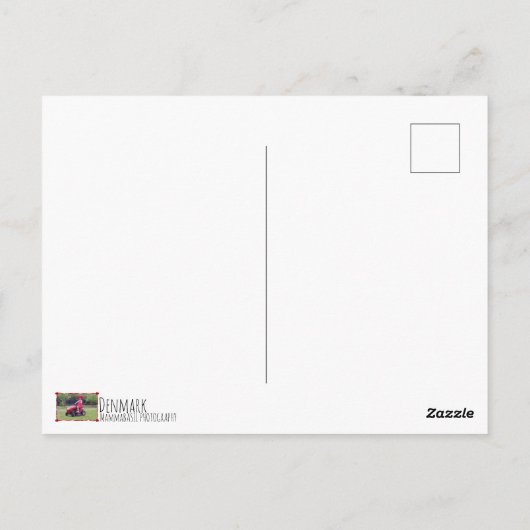 Carte Postale Fun Danemark Tractor Queen Postcard! (Dos)