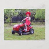 Carte Postale Fun Danemark Tractor Queen Postcard! (Devant)