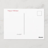 Carte Postale Fun de vacances Joyeuses Fêtes (Dos)