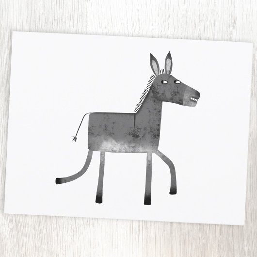 Carte Postale Fun Donkey