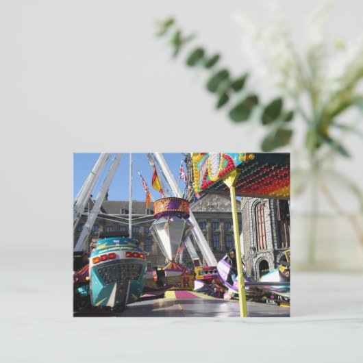 Carte Postale Fun fair à Amsterdam (Debout devant)