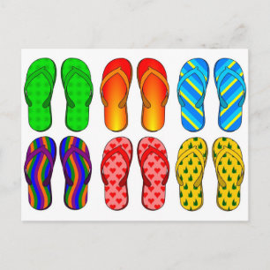 Carte Postale Fun Flip-Flop