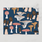Carte Postale Fun Fungi Motif de champignons (Devant)