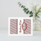 Carte Postale Fun Golden Tooth Red Lips (Debout devant)