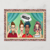 Carte Postale FUN Hello Postcard (Devant)