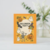 Carte Postale Fun Kids Halloween (Debout devant)