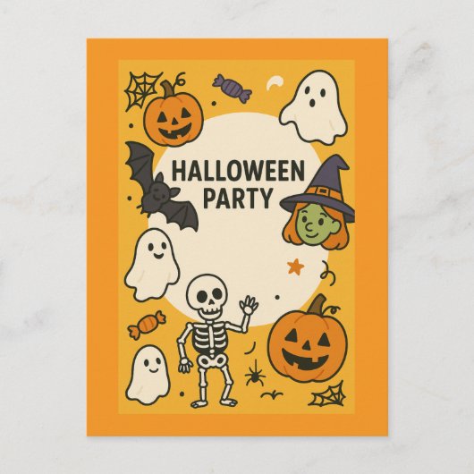 Carte Postale Fun Kids Halloween (Devant)