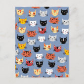 Carte Postale Fun Kitty Cat Motif (Devant)