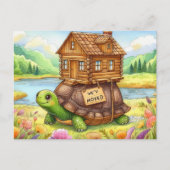 Carte postale Fun New Address (Devant)