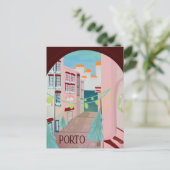 Carte Postale Fun Porto Portugais hiver (Debout devant)