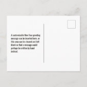 Carte Postale Fun, Rainbow Colors 2022 + "HEUREUX NOUVEL AN !" (Dos)