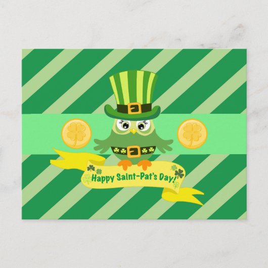 Carte Postale Fun St. Patrick's Day (Devant)