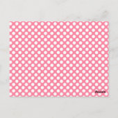 Carte Postale Fun Stripe and Polka Dot Personnalisable Drapeau B (Dos)