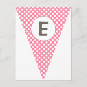 Carte Postale Fun Stripe and Polka Dot Personnalisable Drapeau B (Devant)