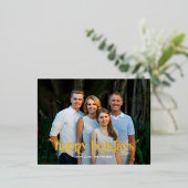 Carte postale Fun Swash REAL FOIL Modern Holiday C (Debout devant)