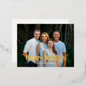 Carte postale Fun Swash REAL FOIL Modern Holiday C (Recto/Verso)